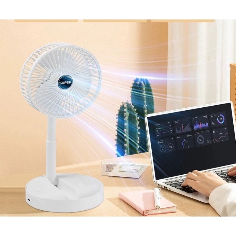 Quạt tích điện,quạt tích điện mini, quạt tích điện gấp gọn cao cấp super