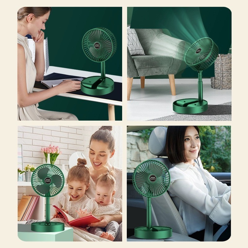 Quạt tích điện,quạt tích điện mini, quạt tích điện gấp gọn cao cấp super