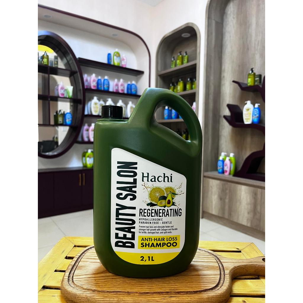 Can Dầu gội 2.1L kèm chai xả 350ml chiết xuất bơ bưởi Hachi Regenerating hỗ trợ giảm rụng, mọc tóc | BigBuy360 - bigbuy360.vn