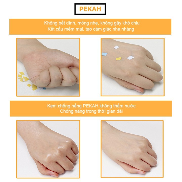 Ảnh Kem chống nắng vật lý nâng tone, bảo vệ da khỏi tia UV PEKAH Skin Protect UV Sun Block SPF50+ PA+++ 70ml 1