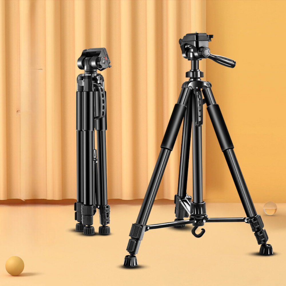 Chân Quay Máy Ảnh Điện Thoại Tripod 360° - Chân Quay Tripod Hỗ Trợ Quay 360° Hợp Kim Nhôm Chắc Chắn Kích Thước 55-170cm