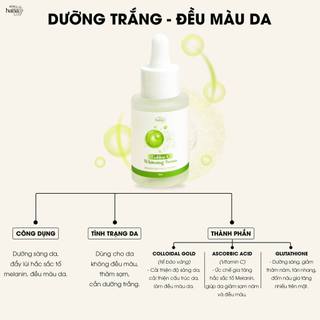 Serum Dưỡng Sáng Mờ Thâm Sạm RIORI HANA Golden C Whitening Seum 30ml