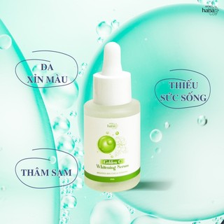 Serum Dưỡng Sáng Mờ Thâm Sạm RIORI HANA Golden C Whitening Seum 30ml