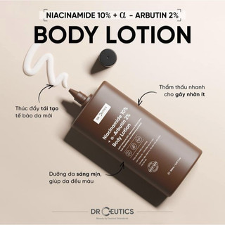 Sữa Dưỡng Thể Trắng Sáng Da DrCeutics Body Lotion Healthy White (200g)