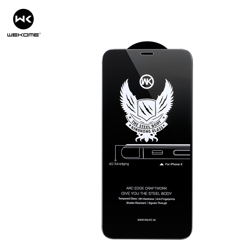 [IPHONE 16] Cường lực chống nhìn trộm WEKOME KINGKONG WTP-012, độ hiển thị 4D sắc nét, độ cứng 9H cho lph 11 12 13 14 15