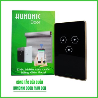 Công tắc cửa cuốn thông minh HUNONIC DOOR điểu khiển trên điện thoại kèm 2 điều khiển từ xa