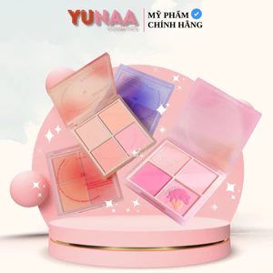 Bảng Phấn Má Hồng Xixi 4 Màu - Xixi bốn màu Run For The Sunset - Chống Nước, Lâu Trôi, Tông Lì