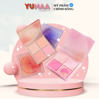 [Y237] Bảng Phấn Má Hồng Xixi 4 Màu - Xixi bốn màu Run For The Sunset - Chống Nước, Lâu Trôi, Tông Lì
