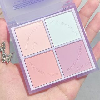[Y237] Bảng Phấn Má Hồng Xixi 4 Màu - Xixi bốn màu Run For The Sunset - Chống Nước, Lâu Trôi, Tông Lì