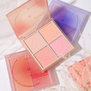 [Y237] Bảng Phấn Má Hồng Xixi 4 Màu - Xixi bốn màu Run For The Sunset - Chống Nước, Lâu Trôi, Tông Lì