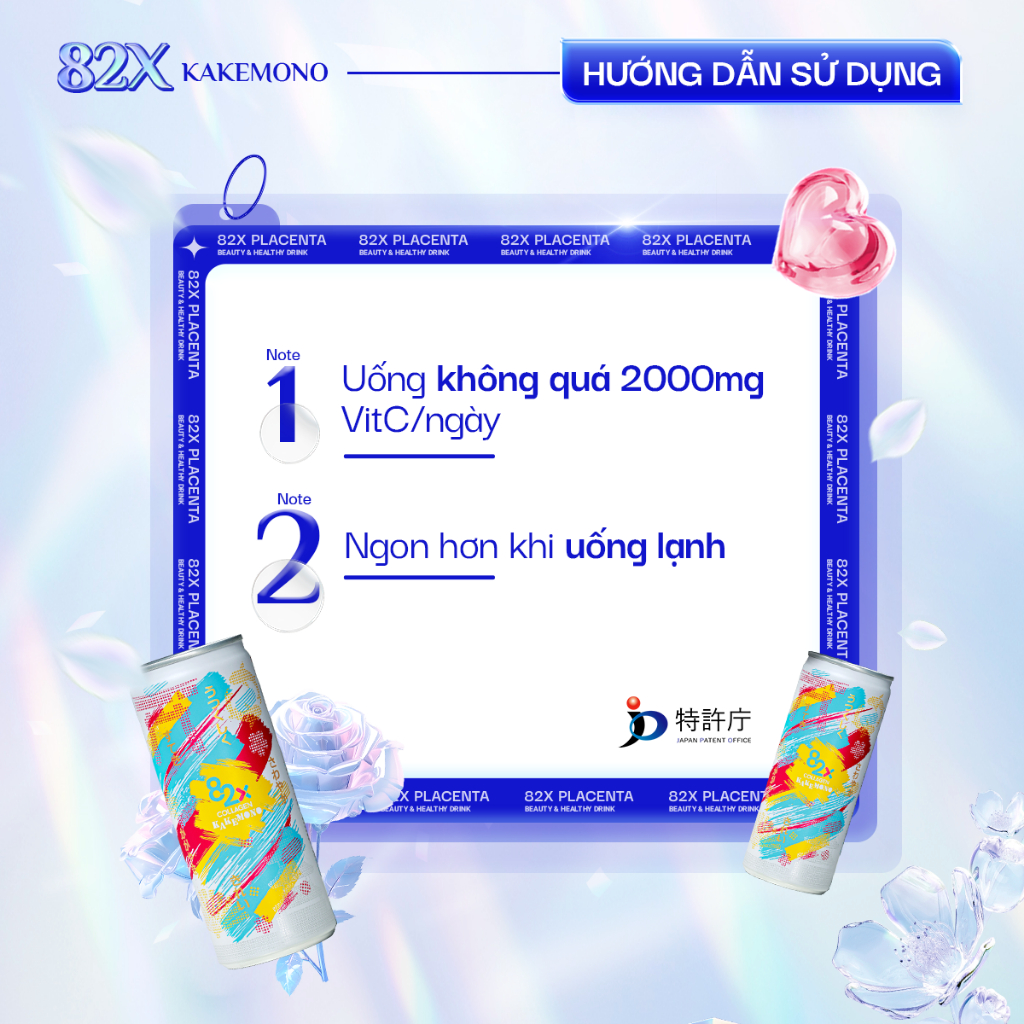 Ảnh Pack 6 Lon Nước Uống Đẹp Da 82X Kakemono Vị Ổi Hồng Giúp Da Săn Chắc, Sáng Mịn, Duy Trì Vóc Dáng 245ml/lon 2