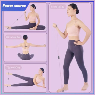 T&T0236 Dây cao su kháng lực hình số 8 hỗ trợ tập gym,yoga đa năng thể lực,tập mông
