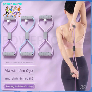 T&T0236 Dây cao su kháng lực hình số 8 hỗ trợ tập gym,yoga đa năng thể lực,tập mông