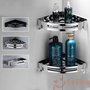 Kệ để đồ nhà tắm dán tường Inox 304 cao cấp AnShin