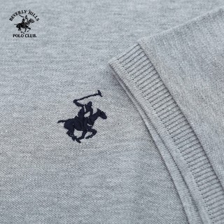 Beverly Hills Polo Club - Áo polo Ngắn tay Nam Regular Fit Xám Melange Trơn - BHPC PMRSS24TL004