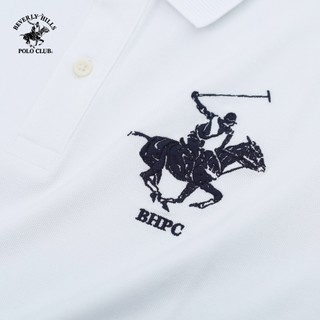 Áo polo Ngắn tay Nam Regular Fit Beverly Hills Polo Club Trắng Trơn - PMRSS24TL008