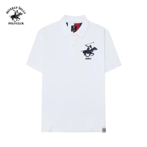 Áo polo Ngắn tay Nam Regular Fit Beverly Hills Polo Club Trắng Trơn - PMRSS24TL008