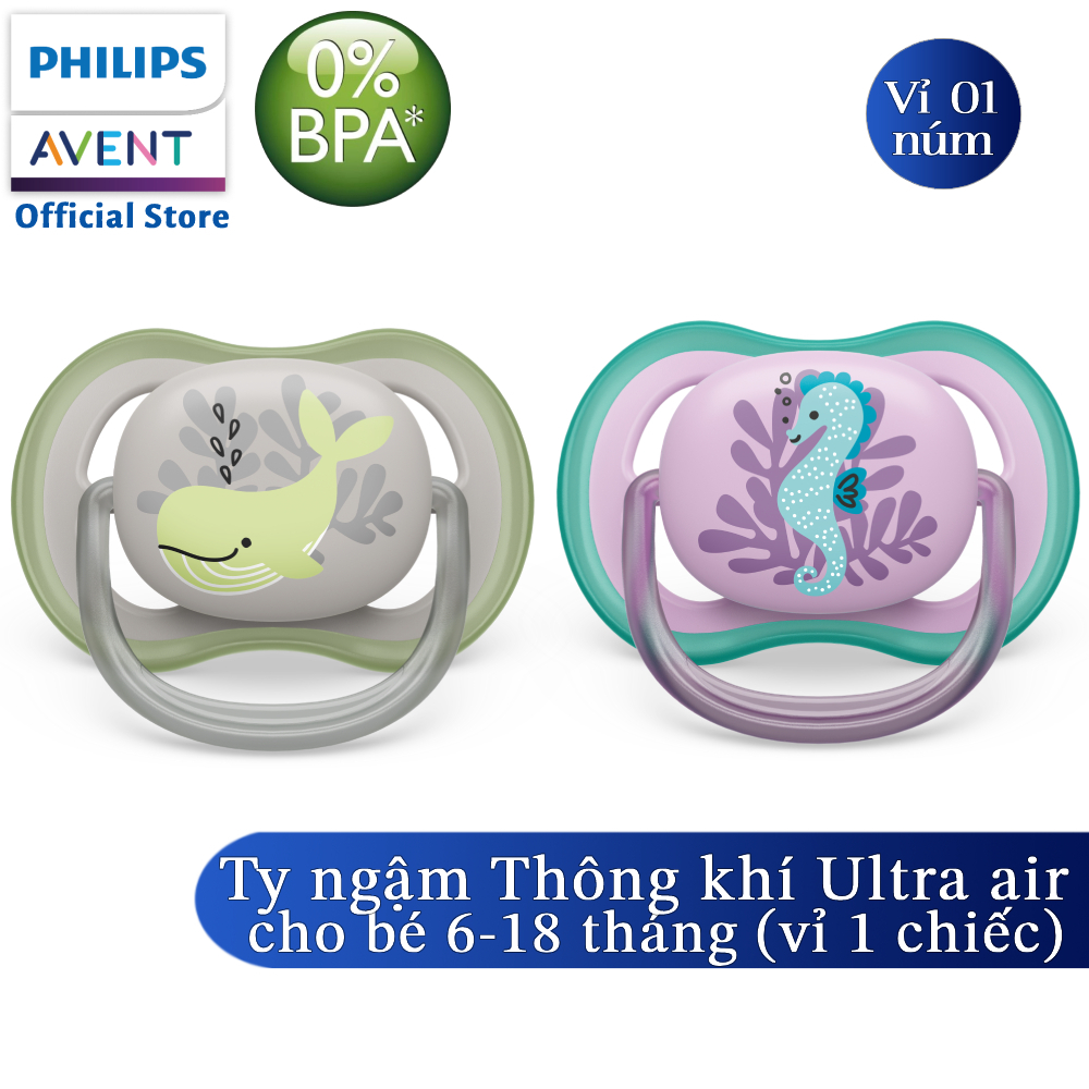 Ảnh Núm Ty Ngậm Philips Avent Thông Khí - Vỉ Đơn 1