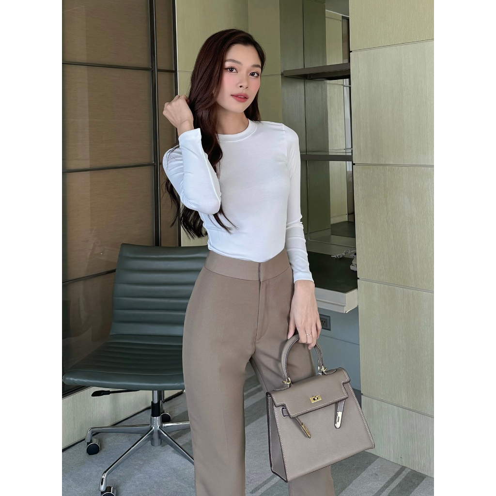 Ảnh BBSTORE’S Áo Thun Tay Dài Cổ Tròn Thanh Lịch - A2197S 2