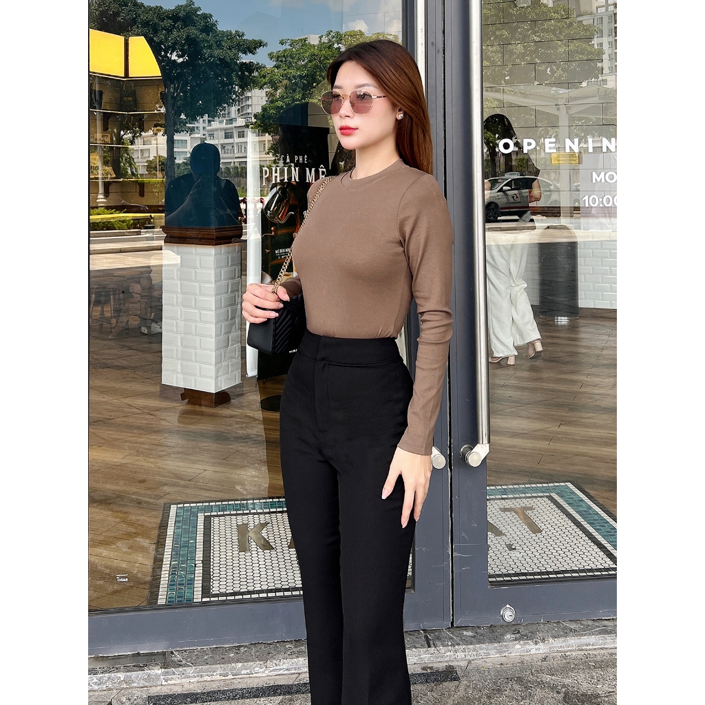 Ảnh BBSTORE’S Áo Thun Tay Dài Cổ Tròn Thanh Lịch - A2197S 4