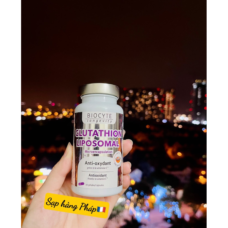 reduced l-glutathione MẪU MỚI] Viên uống Glutathion Liposomal Biocyte (L-Glutathione)