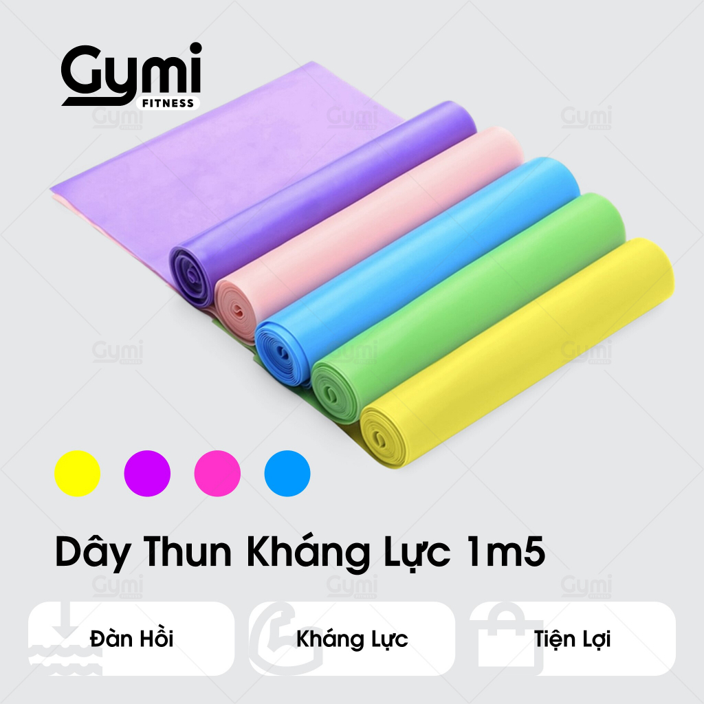 Dây Đàn Hồi Kháng Lực 1,5m - Dây Thun Tập Yoga - DayYoga-1m5
