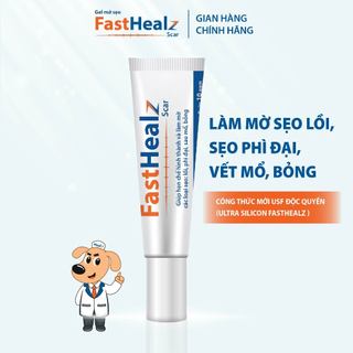 Gel mờ sẹo Fasthealz Scar 12g - Hỗ trợ làm mờ sẹo lồi, sẹo bỏng, sẹo sau mổ cho mẹ và bé