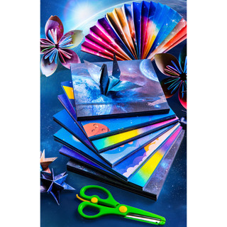 [ Xấp 50 Tờ 15*15cm ] Giấy Gấp Origami - Giấy Gấp Ngôi Sao Hạc Thủ Công 12 Cung Hoàng Đạo DIY