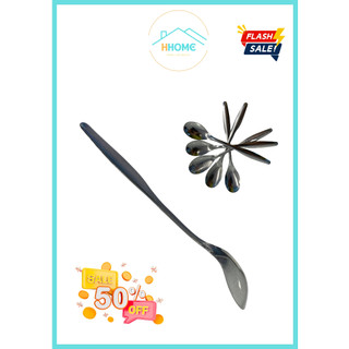 10 Cái Muỗng thìa cafe inox dày đẹp trơn muỗng sữa chua inox cao cấp - HHome