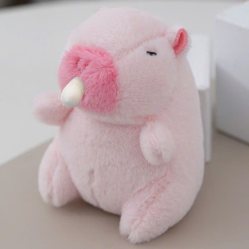 Capybara Bong Bóng Gấu Bông Capybara Thổi Bong Bóng Đáng Yêu Capybara Thổi Bóng Chất Liệu Vải Lông Miniso Cao Cấp