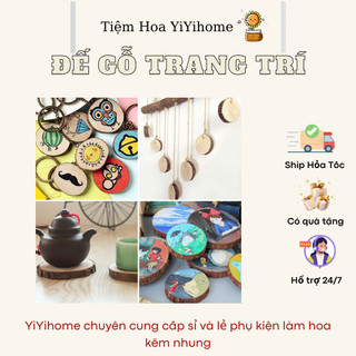 Tấm Gỗ Trang Trí Đồ Handmade, Làm Cây Thông, Cây Hoa Kẽm Nhung Loại 1, Trang Trí Nhà Cửa