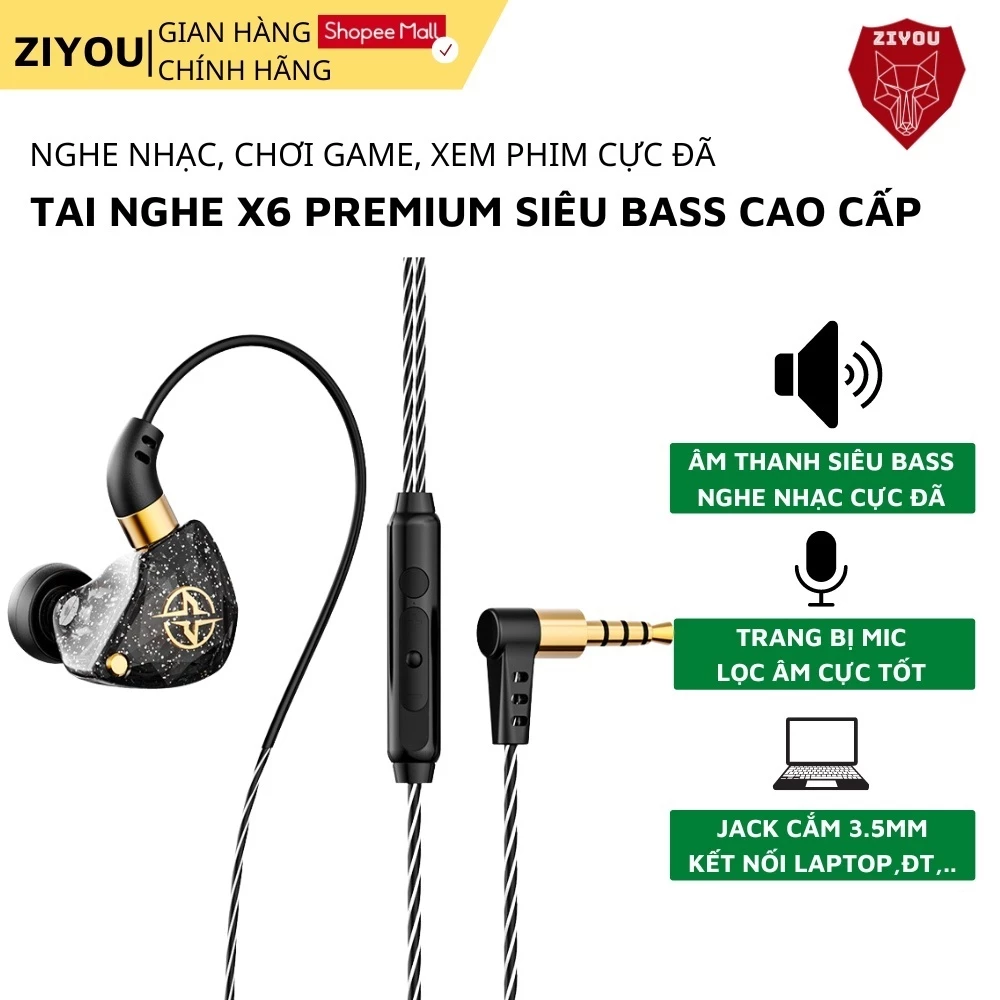 Tai nghe ZIYOU X6 Premium
