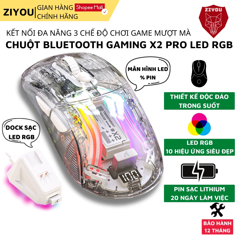 ATTACK SHARK X2 Pro tổng thể