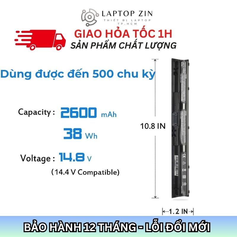Pin Laptop H.P KI04 K104 Pavilion 14-ab 15-ab seri 17-g000 800010-421 ...