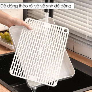 Khay úp ly cốc, khay trà nhựa PP cao cấp 2 lớp ECO chịu nhiệt sử dụng đa năng tiện ích cho gia đình