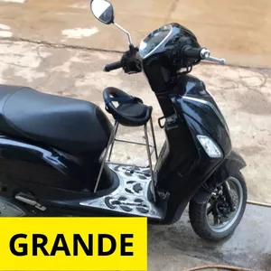 GHẾ ĐÔN GA YÊN NHỰA NỆM , DÂY ĐAI, Ghế đôn ga inox yên nhựa có nệm xe tay ga