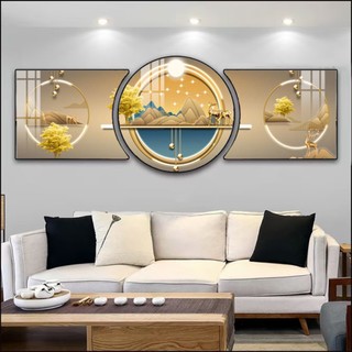 240 x 80cm Bộ Tranh Treo Tường Tráng Gương In Uv 5D Cao Cấp. Trang Trí Nhà Cửa,Phòng Khách, Làm Quà Tặng Tân Gia