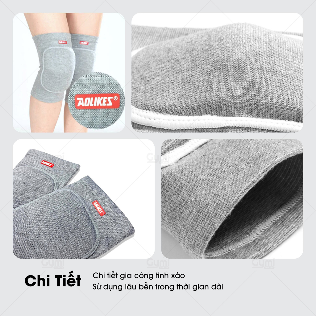 Miếng Đệm Đầu Gối Aolikes A-0210 Cho Nữ - Tập Gym, Yoga, Bóng Đá, Nhảy, Múa, Đạp Xe - AL0210