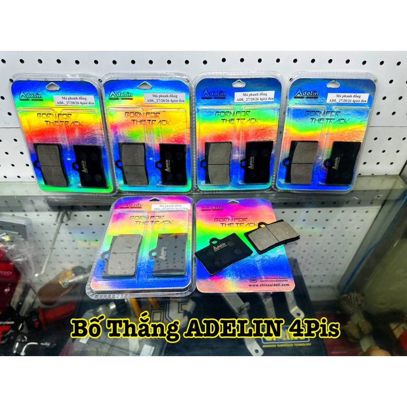 Bố Thắng Adelin 4Pis ( MÀU ĐEN ) Dành Cho Heo Brembo 4Pis/Frando 4Pis ...