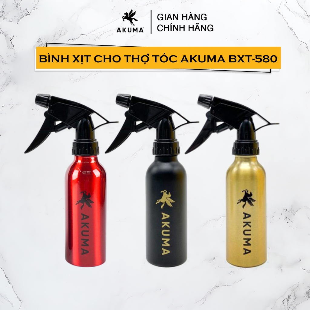 Ảnh Bình Xịt Dành Cho Thợ Tóc AKUMA BXT-580 Phun Sương 200ml - Akuma.vn 1