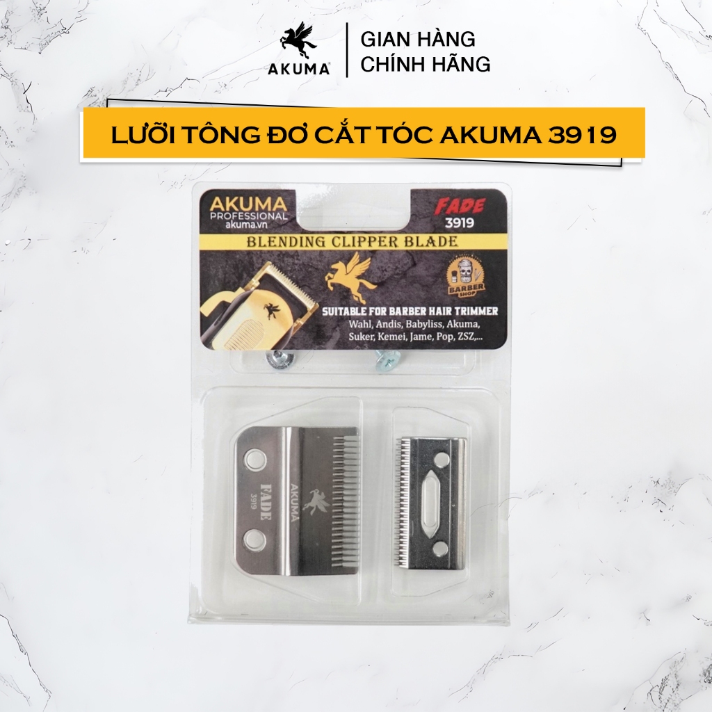 Ảnh Lưỡi Tông Đơ Cắt Tóc Akuma 3919 - Lưỡi kép chuyển Fade 2