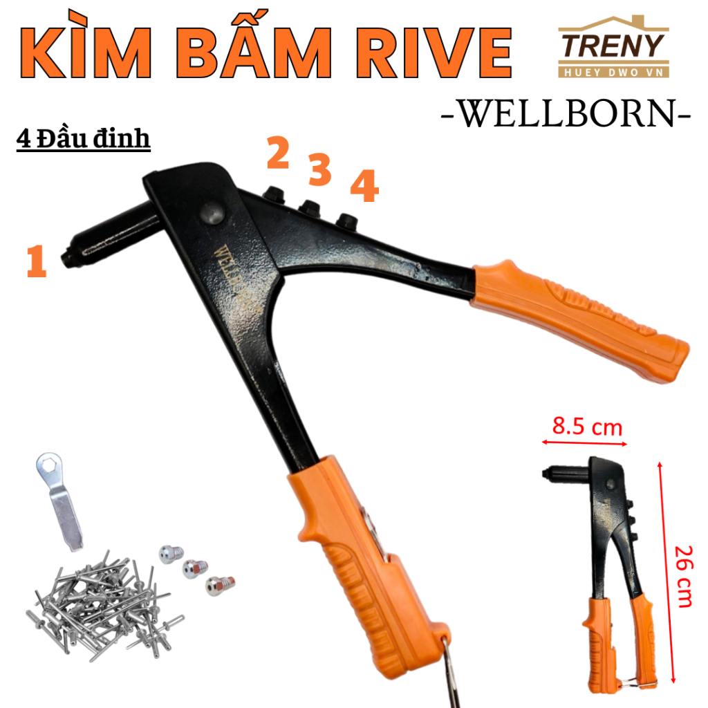 Kìm rút đinh tán, kìm bấm rive, kìm rút rive, súng bắn đinh tán, súng ...