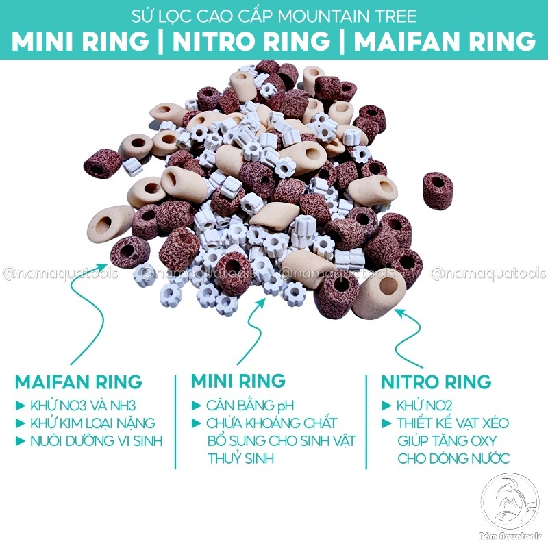 [100gram] Sứ Lọc Mountain Tree Mini Ring, Nitro Ring, Maifan Ring | Sứ ...