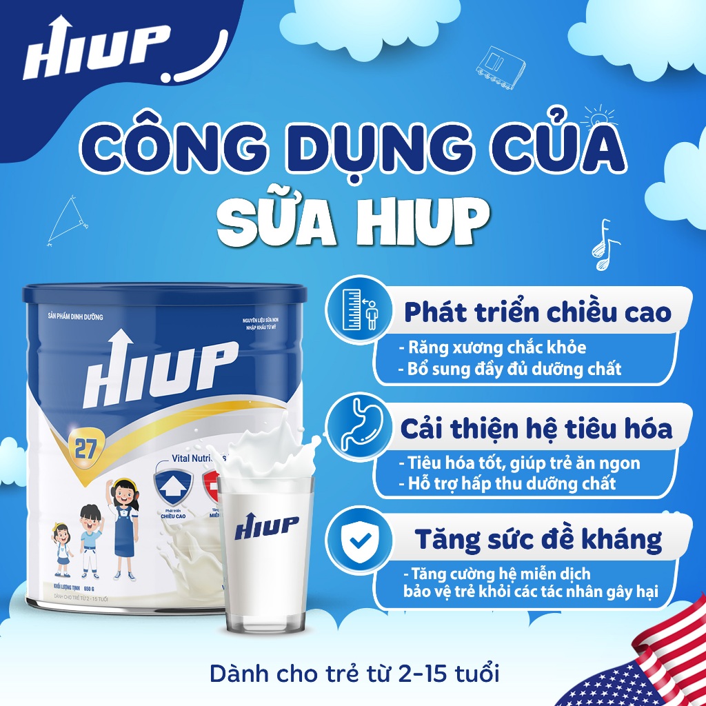 Ảnh Thực phẩm dinh dưỡng tăng chiều cao cho trẻ Hiup combo 6 hộp 3