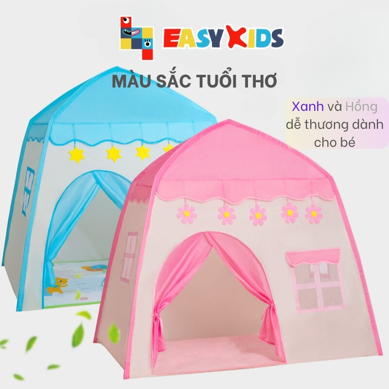 Lều công chúa hoàng tử cho bé cực đẹp, chất vải mềm mại, chống muỗi, thoáng khí, kích cỡ rộng
