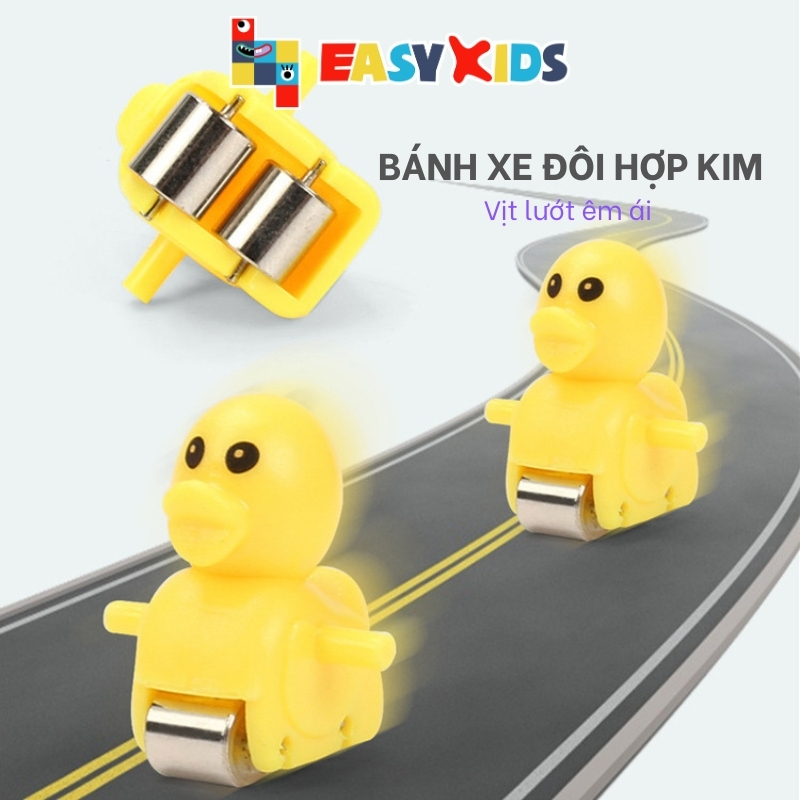 Đồ chơi heo Peppa Pig, vịt Little Duck leo cầu thang có đèn và nhạc vui nhộn cho bé