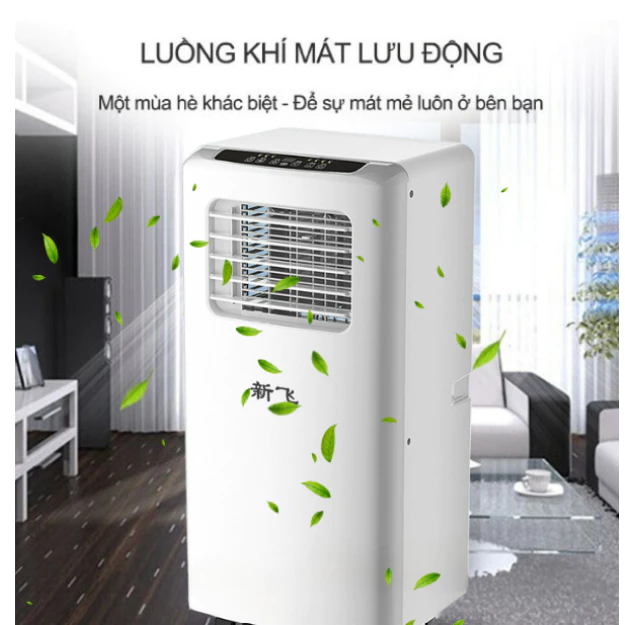 Máy lạnh di động 9000BTU điều hòa di động mini làm lạnh hút ẩm