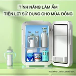 Tủ lạnh đựng mỹ phẩm mini 20L và 12L bảo quản mỹ phẩm, nước uống - Tủ lạnh để ô tô, phòng ngủ — ảnh 8