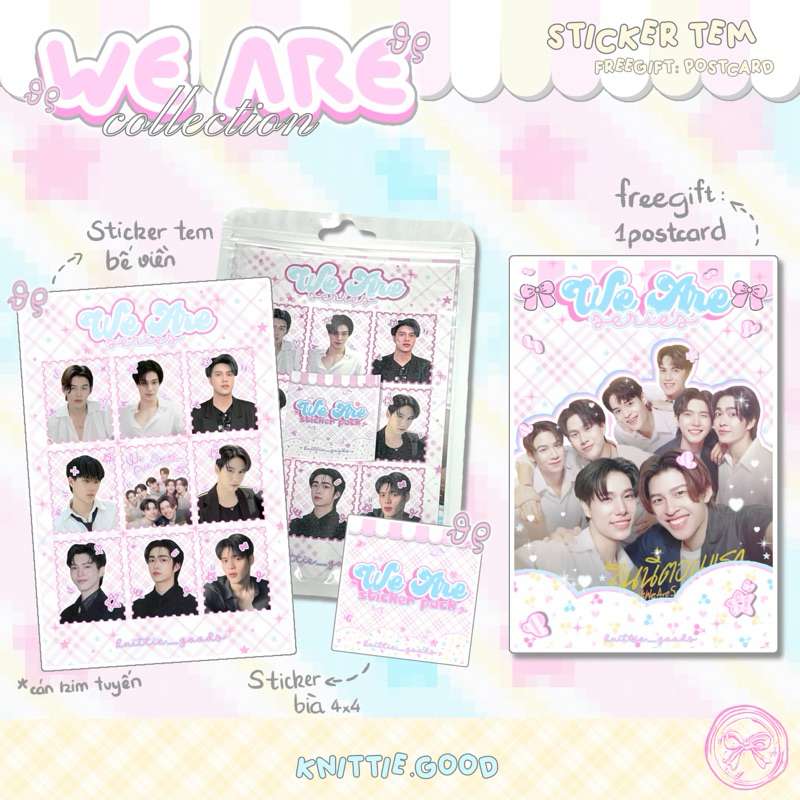 Sticker tem OTP - We Are Collection | KNITTIEGOODS | Shopee Việt Nam