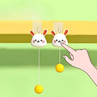 Đồ Chơi Bóng Bàn Treo Tường 2 Vợt Cho Bé, Bộ Bóng Bàn Treo Tờng Vận Động Thể Thao Trong Nhà Tăng Khả Năng Phản Xạ 89014